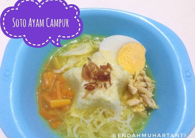 Bagaimana Memasak Mpasi 1Y+ Soto Ayam Campur Anti Gagal