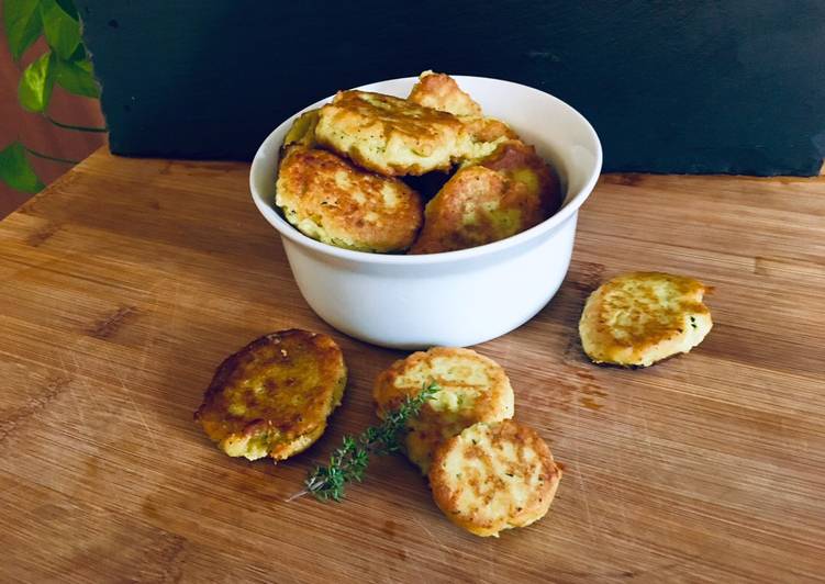 Polpette ceci zucchine e ricotta