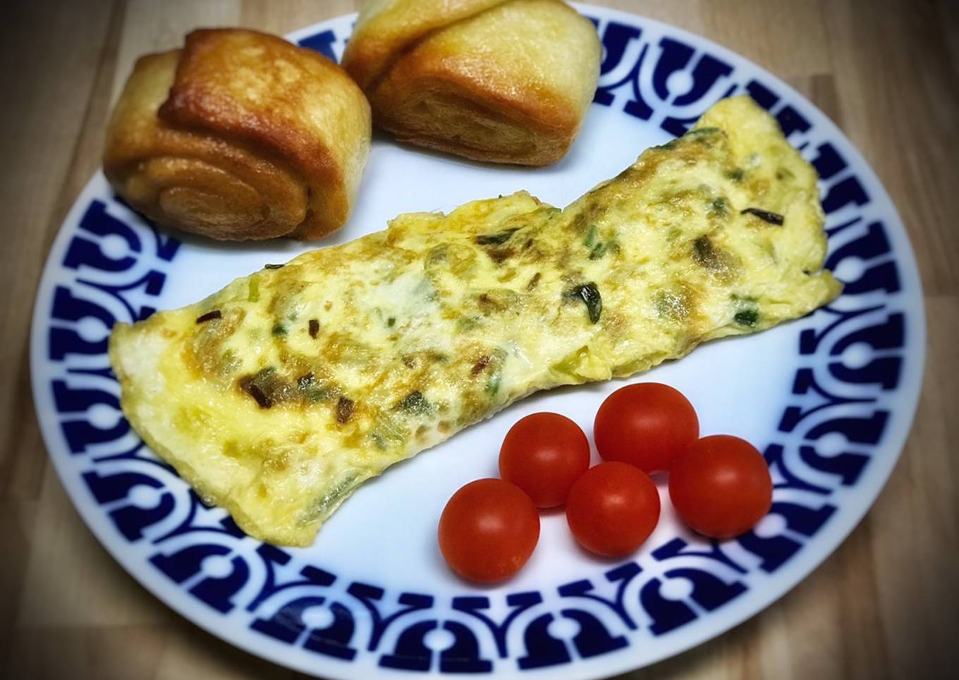 Tortilla de cebolleta y San Simón