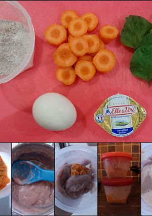 Foto resep Bubur tepung beras merah
