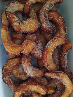 Una foto de Membrillo frito con azúcar y canela
