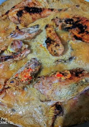 Foto resep 102. Ayam Panggang Kuah Santan Pedas