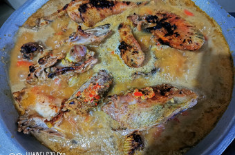 Langkah Mudah untuk Menyiapkan 102. Ayam Panggang Kuah Santan Pedas Bunda Pasti Bisa