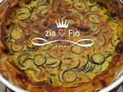 Una foto di torta salata porri