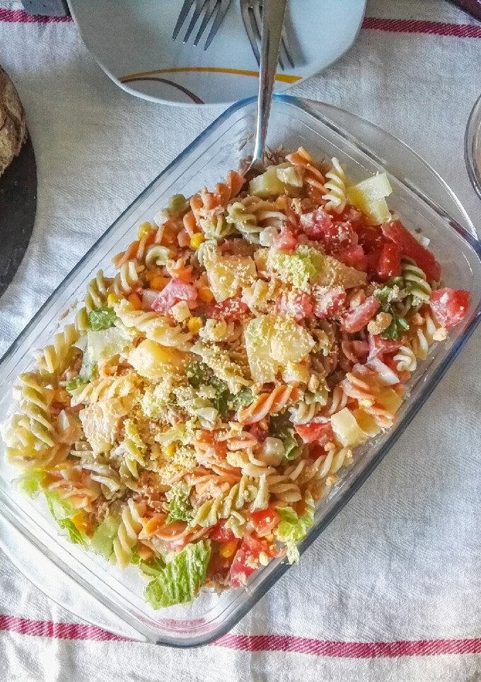 Una foto de Ensalada de pasta