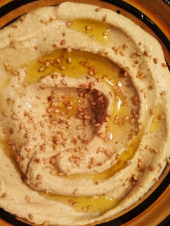 Una foto de Hummus de garbanzo