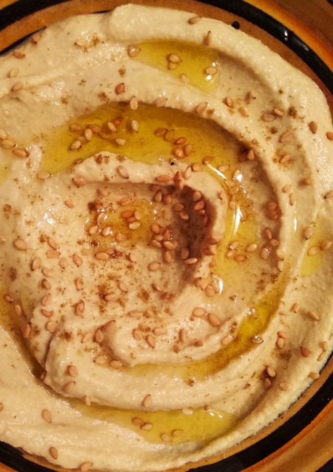 Una foto de Hummus de garbanzo