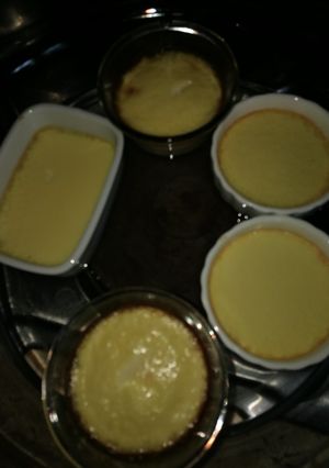 Una foto de Flan dietético
