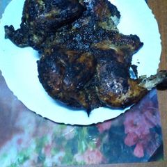 A picture of Baked chicken #festivedish kakamega #authormarathon.