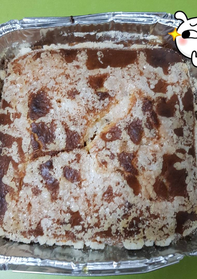 Una foto de Coca de turrón de cacahuete