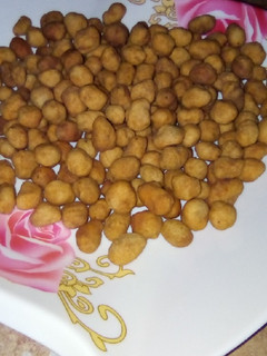 A picture of Peanut burger.