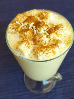 A picture of Milk Tart Hot Chocolate.