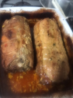 Una foto de Lomo de cerdo relleno