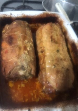 Una foto de Lomo de cerdo relleno