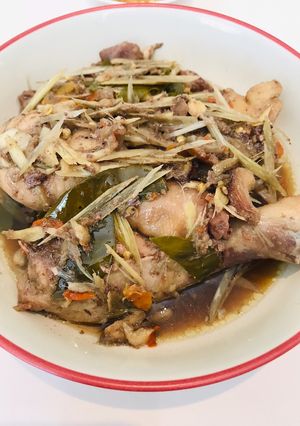 รูปของ ไก่นึ่งสมุนไพร