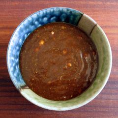 Hoisin & Peanut Dipping Sauce A picture of Hoisin & Peanut Dipping Sauce.