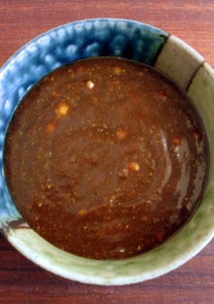 A picture of Hoisin & Peanut Dipping Sauce.