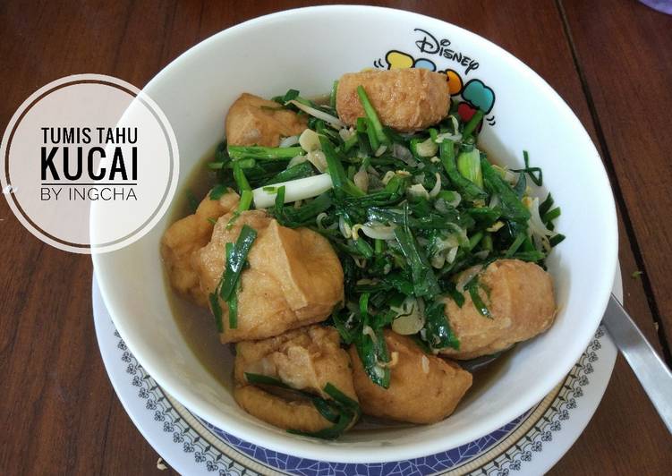 Tumis Tahu Kucai