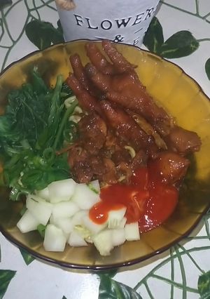 Foto resep Mie ayam ala Abang grobak