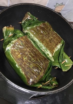 Foto resep Nasi bakar ayam jamur suir