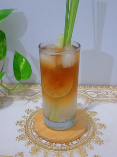 Foto resep Es teh seruni