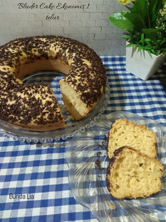 Foto resep Bluder Cake Ekonomis 1 telur