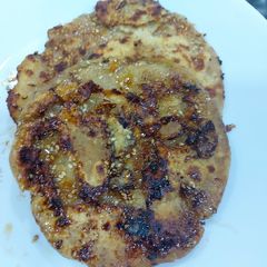 Jaggery sasami seeds paratha A picture of Jaggery sasami seeds paratha.