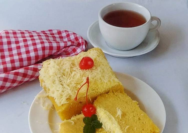 Resep Bolu susu keju kukus #BandungRecook2_Widynaura, Enak