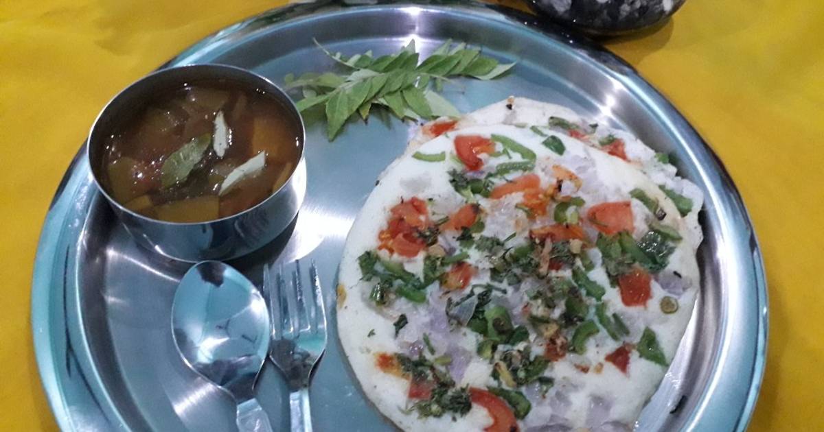 uttapam with sambar recipe by arachana tanya cookpad uttapam with sambar