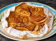 Una foto de manzana tapa de tarta