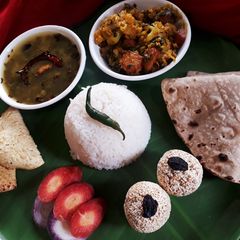 A picture of Winter Complete thali.