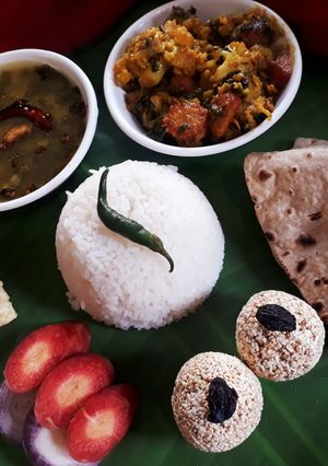 A picture of Winter Complete thali.