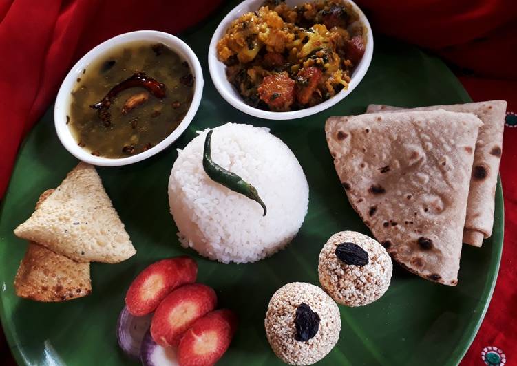 Easiest Way to Prepare Perfect Winter Complete thali