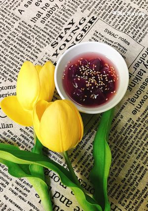 Hình của món Chè Khoai Dẻo Nấu Gừng.