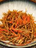 Japanese Sauté Burdock Root - Kinpira Gobo (金平ごぼう)炒牛蒡