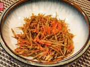 A picture of root vegetable kinpira
