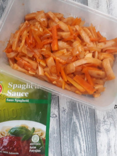 Foto resep Sosis Saos Spagheti (Triple S)