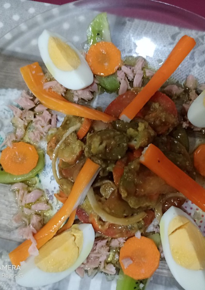 Una foto de Ensalada de kiwi