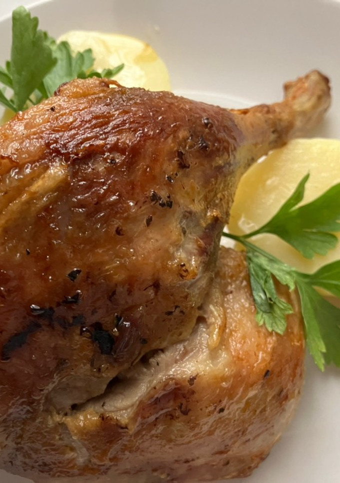 Una foto de Pato al limón, en airFryer