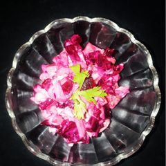 Beetroot salad in fresh cream A picture of Beetroot salad in fresh cream.