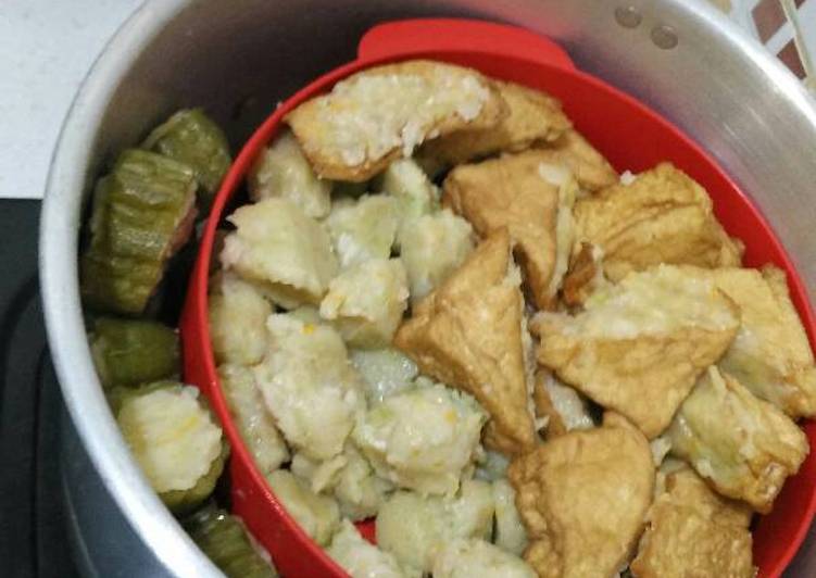 Siomay (again) versi no food processor no blender