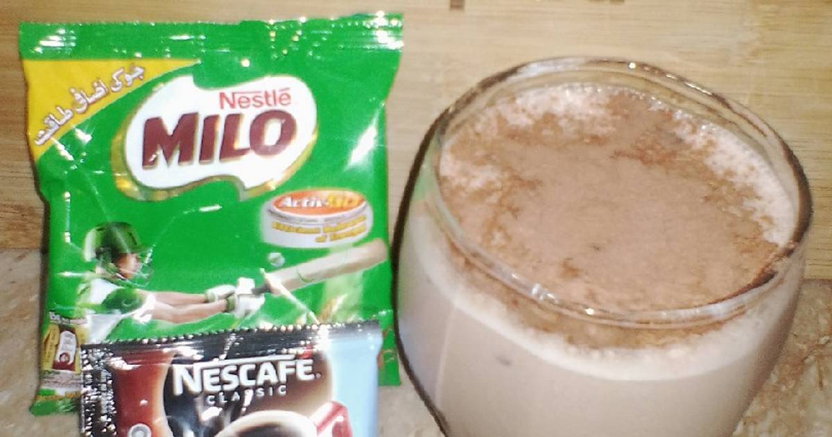 Milo Cold Coffee Recipe by Kiran Asghar Cookpad