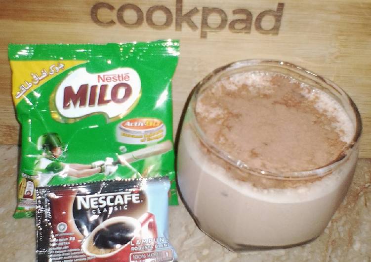 Steps to Make Favorite Milo Cold Coffee