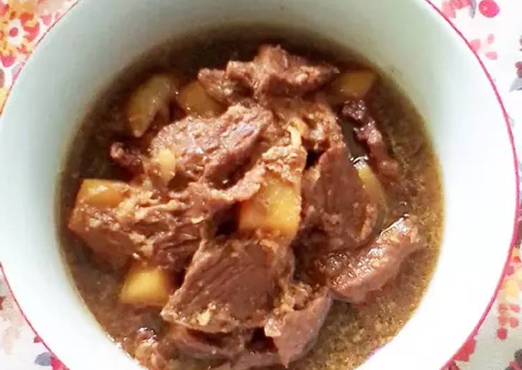 Resep Semur Daging &amp; Kentang #Bandung_recookAnidiasarah yang Menggugah Selera