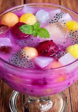 Foto resep Es Kolang-Kaling Sirup Cocopandan Segar (Takjil Praktis)