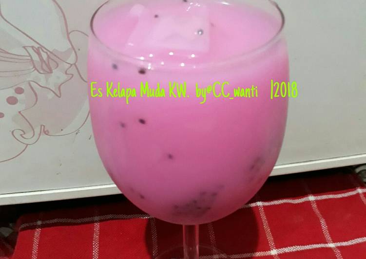 Cara Gampang Membuat #127. Es Kelapa Muda KW yang Bisa Manjain Lidah