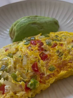 Foto de Omelete com Pimentos e Cebola