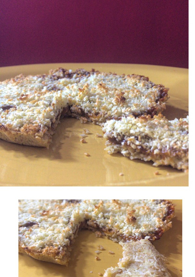 Una foto de Mini tartita de avena y coco saludable