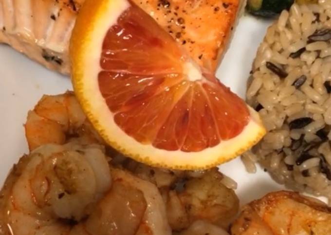 How to Make Super Quick Homemade Rosé Salmon and Shrimp