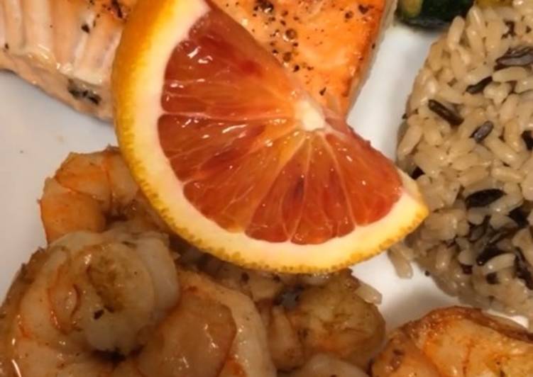 Step-by-Step Guide to Make Quick Rosé Salmon and Shrimp